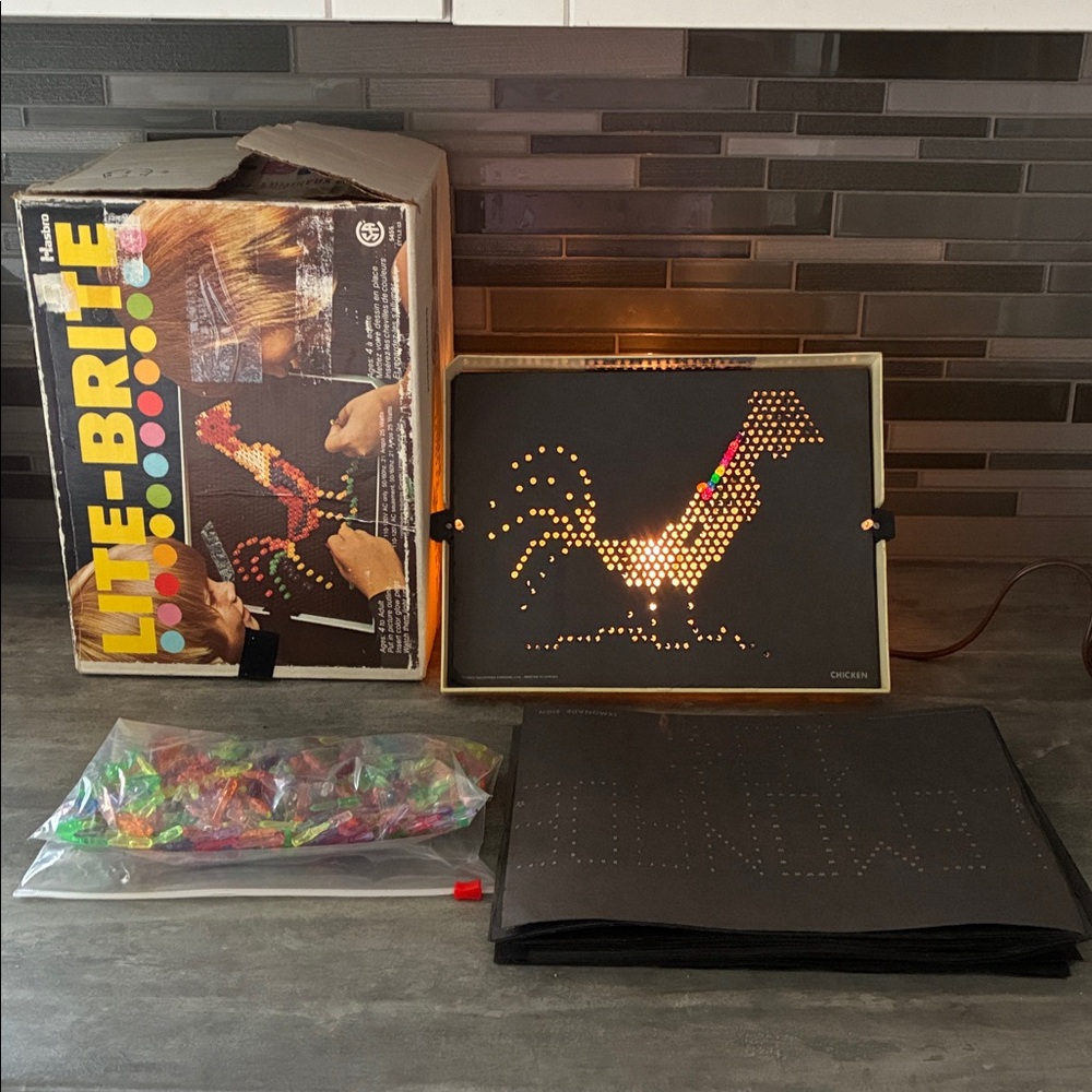Vintage Hasbro Lite-Brite with Box